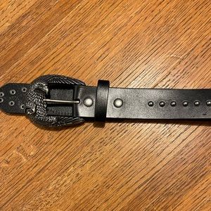 Harley Davidson belt with eagle buckle